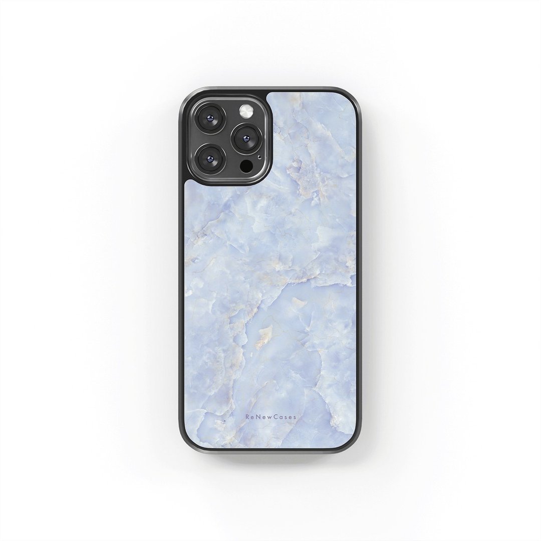环保 再生材料 iPhone 三合一防摔手机壳 灰蓝大理石纹 - 手机壳/手机套 - 环保材料 蓝色