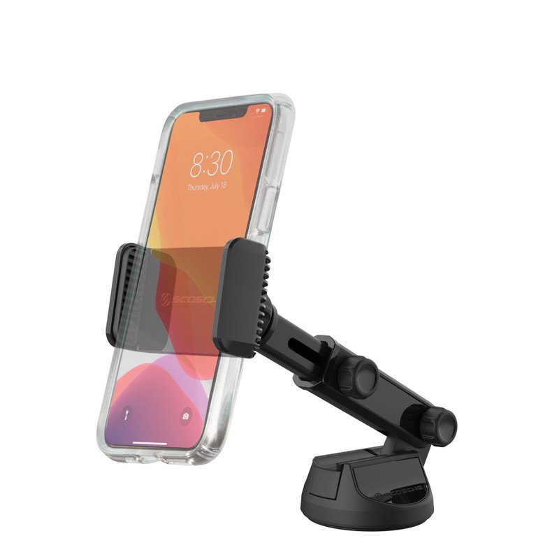 SCOSCHE 延伸型仪表板/挡风玻璃手机架 UH4WDEX2-SP - 手机座/防尘塞 - 塑料 黑色