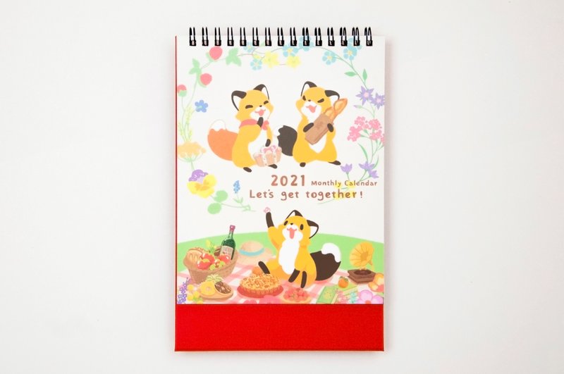 2021│三角桌历 - 年历/台历 - 纸 红色