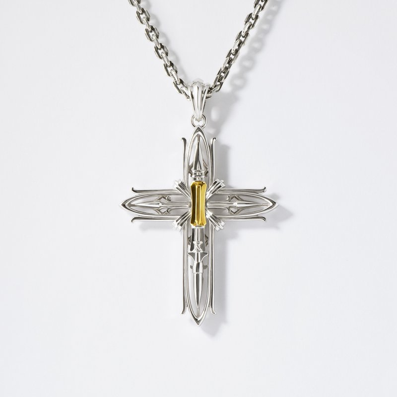 命运之矛十字架坠 Spear of Destiny Cross Pendant - 项链 - 贵金属 