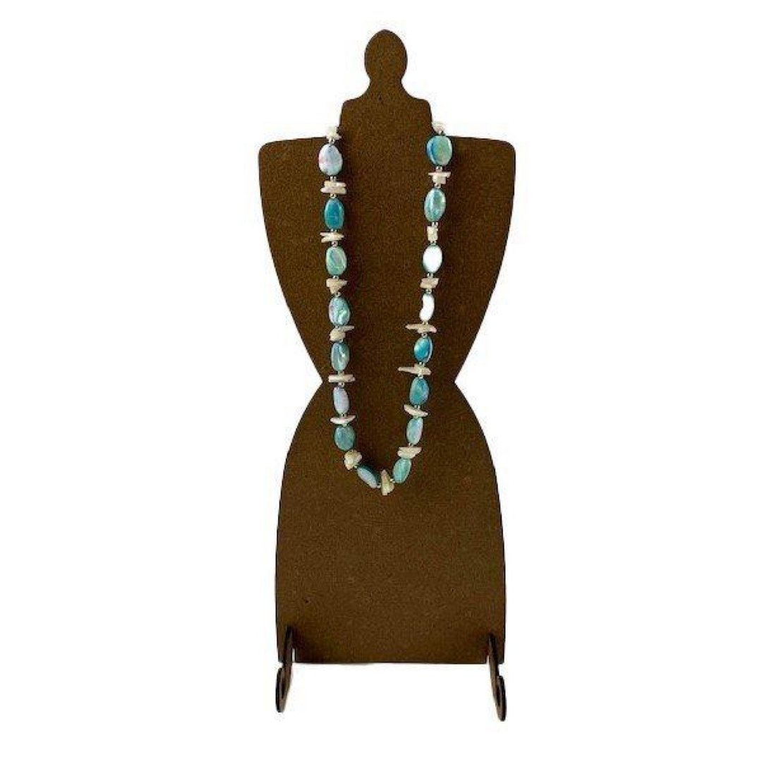 Necklace Stand Tight Skirt M - 收纳用品 - 木头 咖啡色