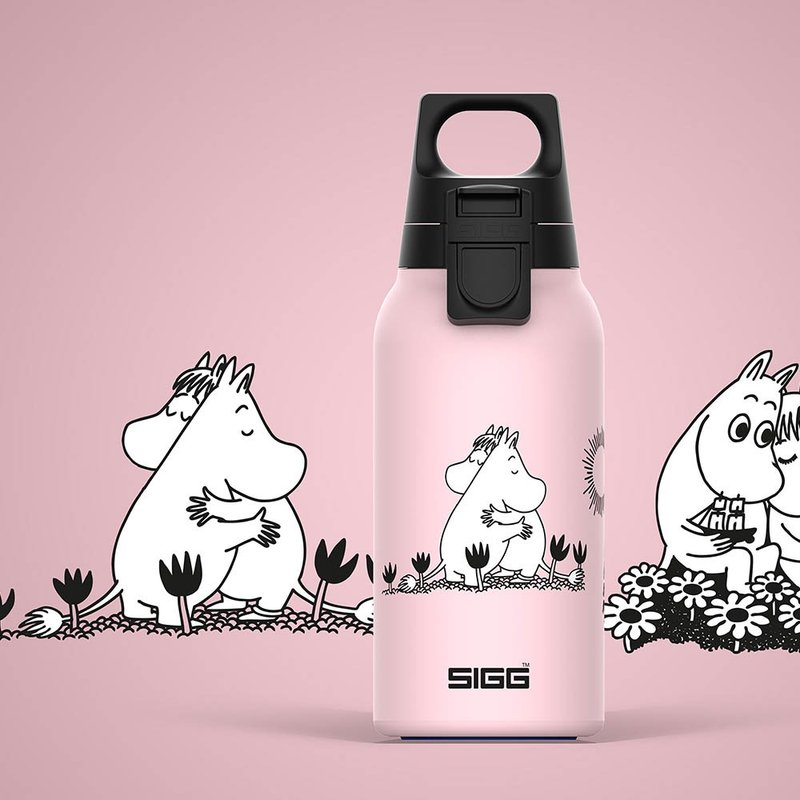 瑞士百年SIGG x Moomin 轻量保温瓶 330ml - 噜噜米 歌妮 - 保温瓶/保温杯 - 不锈钢 粉红色
