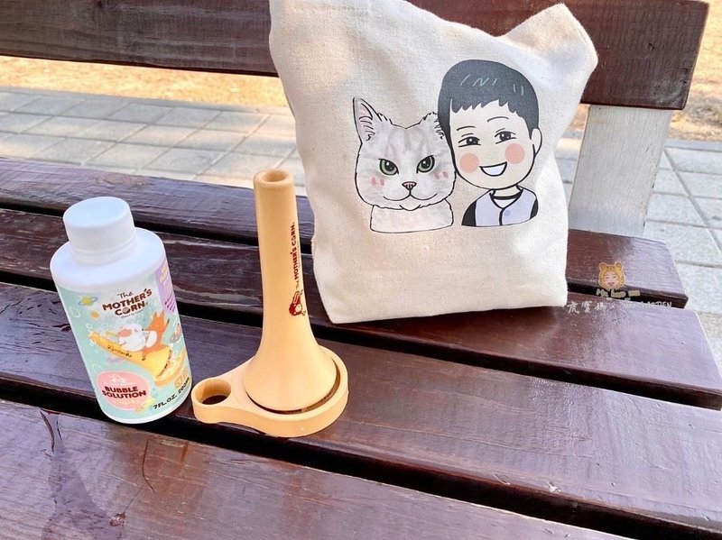 手绘【定制化包包】专属下单专区 居家摆饰 纪念礼物 美好回忆 - 手提包/手提袋 - 棉．麻 粉红色