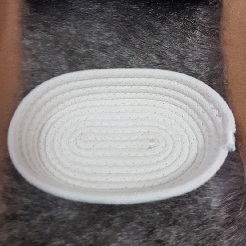 棉质 化妆品/糖果 收纳篮 (S) 纯棉材质, 环保器具 - 其他 - 棉．麻 白色