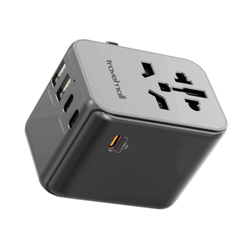 瑞士Travelmall 30W PD全球高效能5个 USB接口旅行转换插座 - 数码小物 - 塑料 黑色
