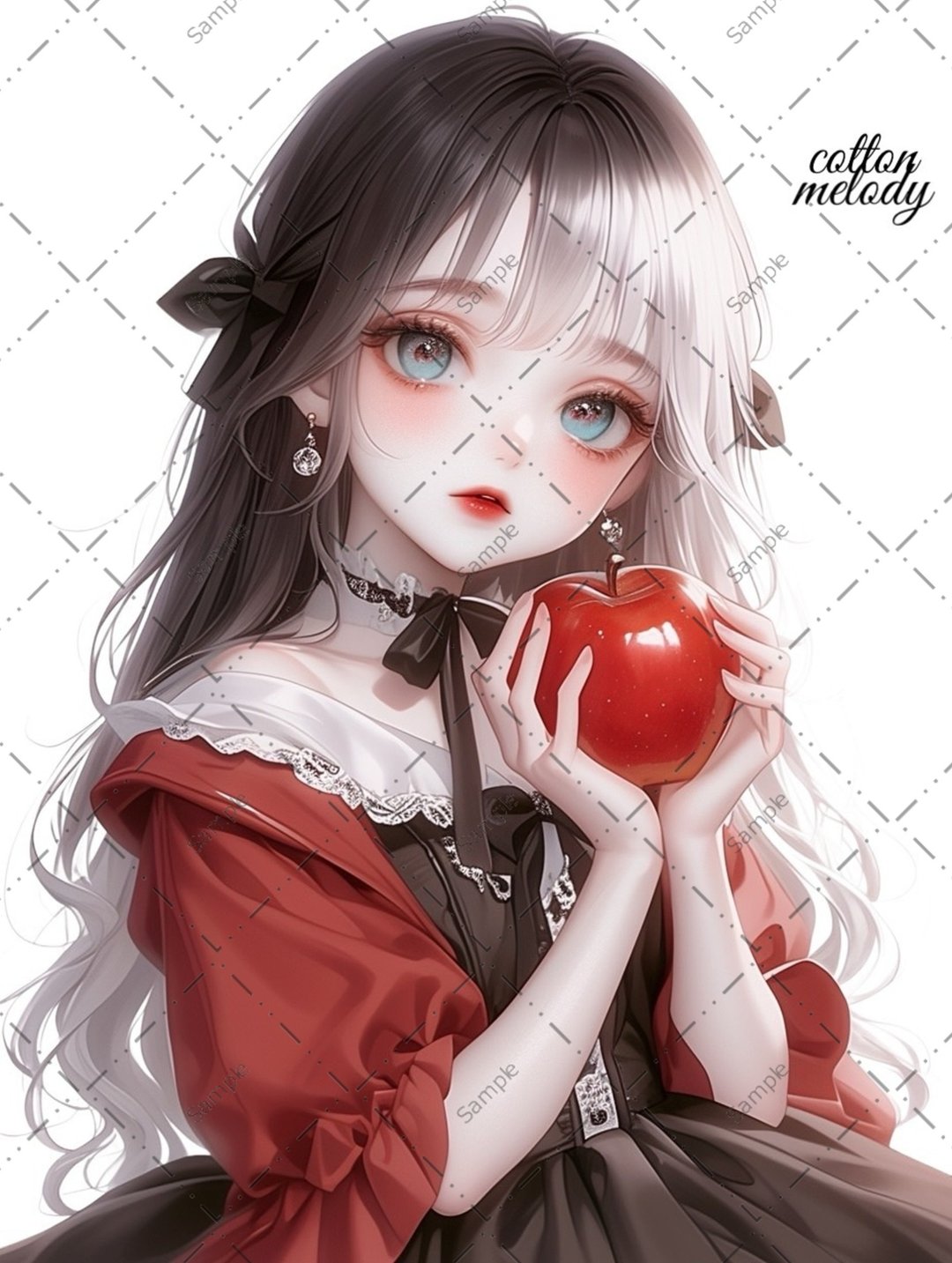 原创贴纸 no.1213 人物贴纸 原创贴纸 女孩贴纸 原创人物贴纸 - 贴纸 - 纸 