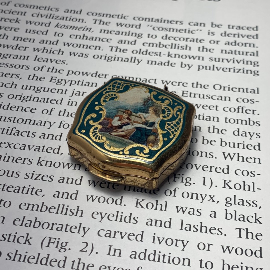 Vintage 英国Stratton谈情说爱饰品盒 - 其他 - 其他金属 