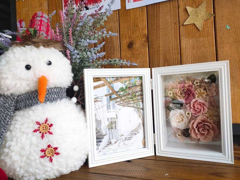 7寸永生花纪念相框 - 画框/相框 - 植物．花 