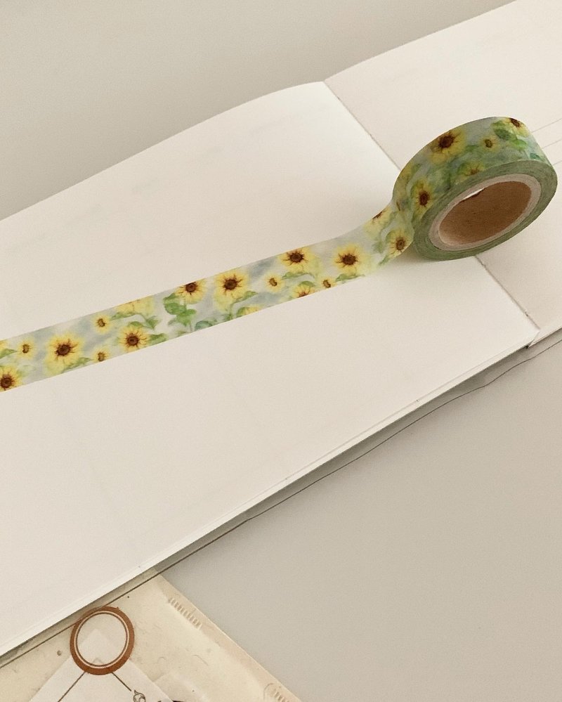 Sunday Flower Washi Tape - 纸胶带 - 其他材质 