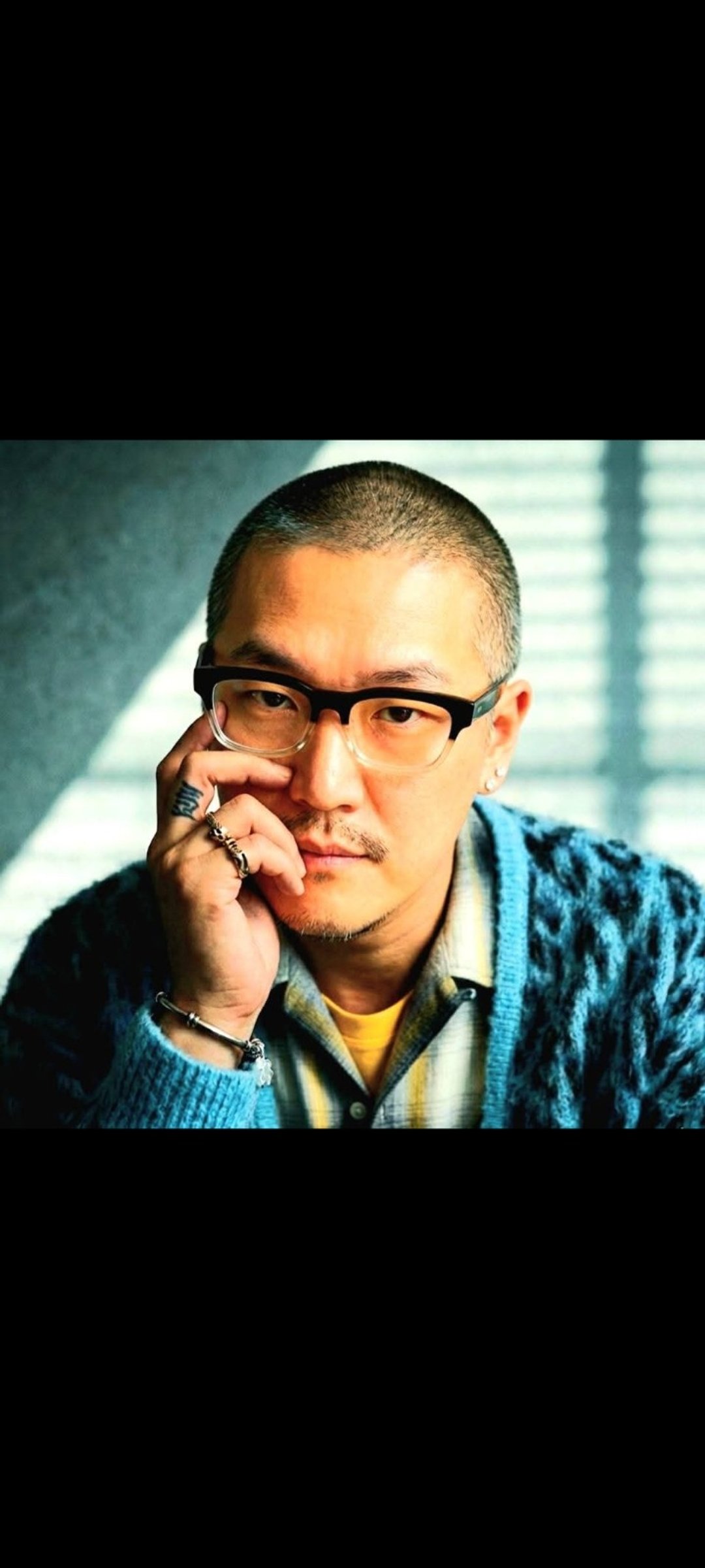 经典时尚大人风 黑白双色透明大框 NOS 中性款胶框古董眼镜 - 眼镜/眼镜框 - 塑料 黑色