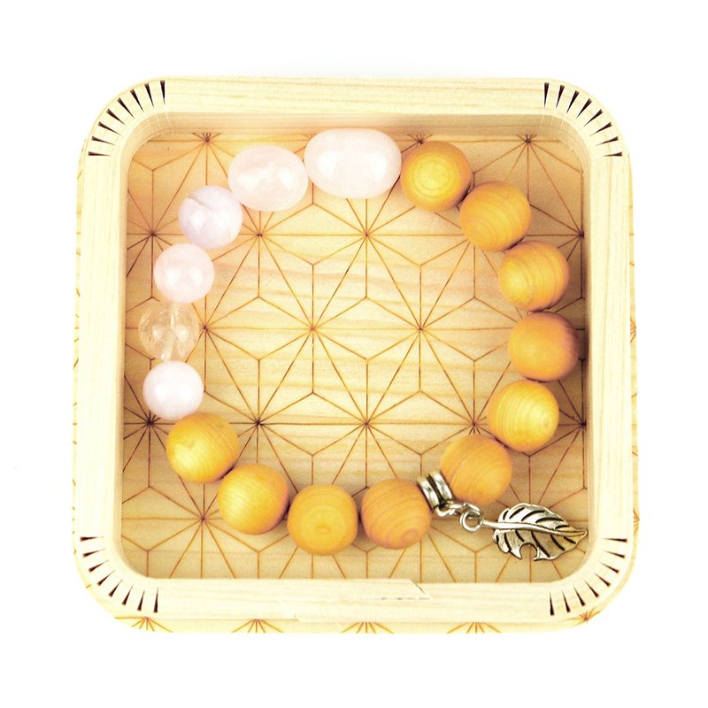 七轮调和手串/阿鲁沙水晶/天然/水晶手链/能量石/原生态102151 - 手链/手环 - 水晶 多色