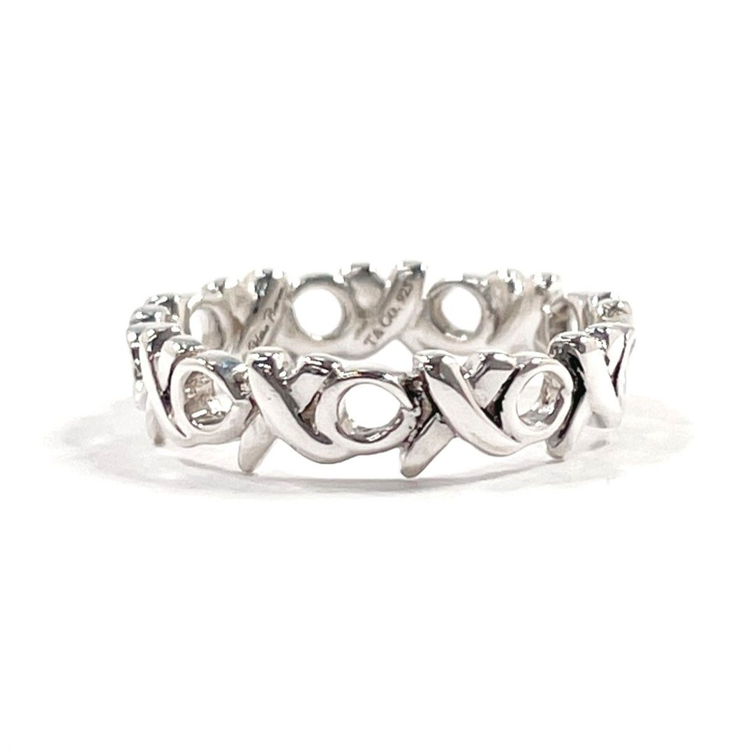 【日本直送 中古美品】8号 蒂芙尼 TIFFANY&Co. 戒指 Love & Kiss Paloma Picasso 银 925 饰品 稀有 - 戒指 - 纯银 银色
