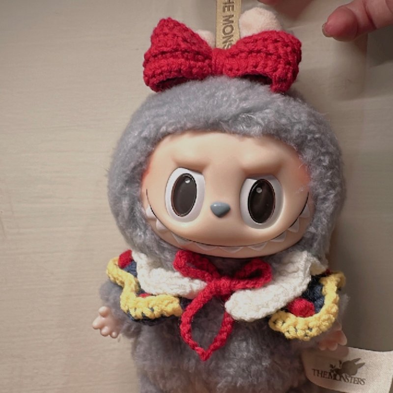 Labubu蝴蝶结头饰蝴蝶结 - 发饰 - 棉．麻 多色