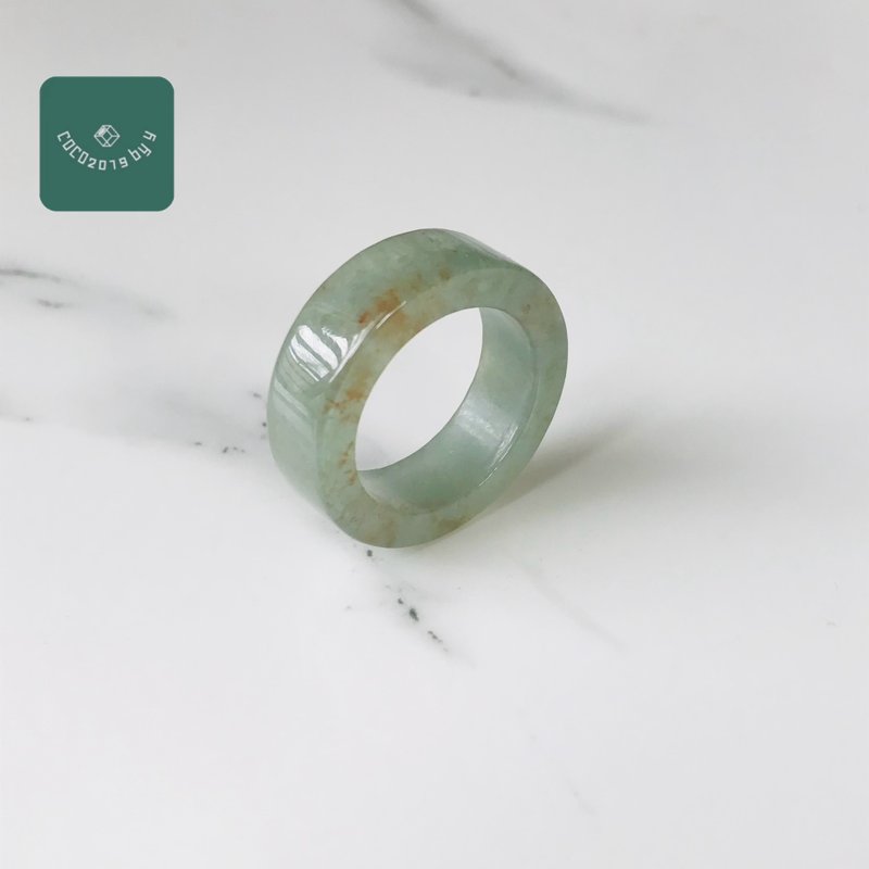 翡翠戒指 天然石 缅甸产 13号 R222-002 - 戒指 - 玉石 绿色