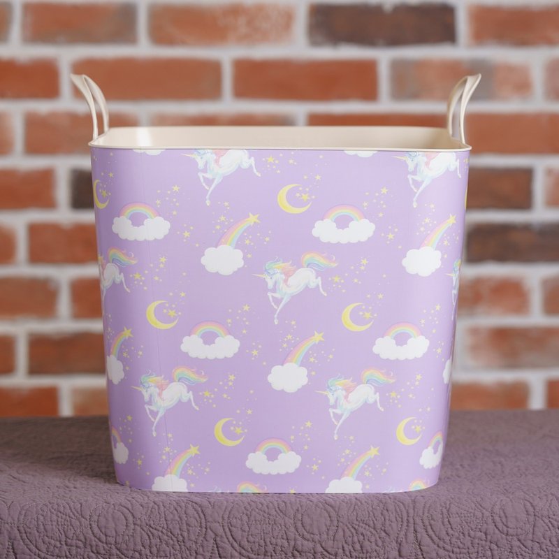 日本 Stacksto X fafa 联名收纳篮 (独角兽) - 收纳用品 - 塑料 多色