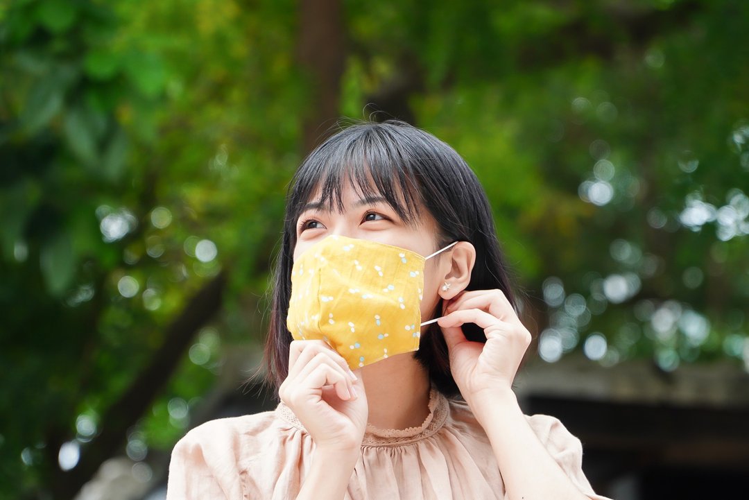 热卖追加.欢迎来信问 | 花布口罩套.亲肤纱布内里.舒适戴得住透气 - 口罩 - 棉 多色