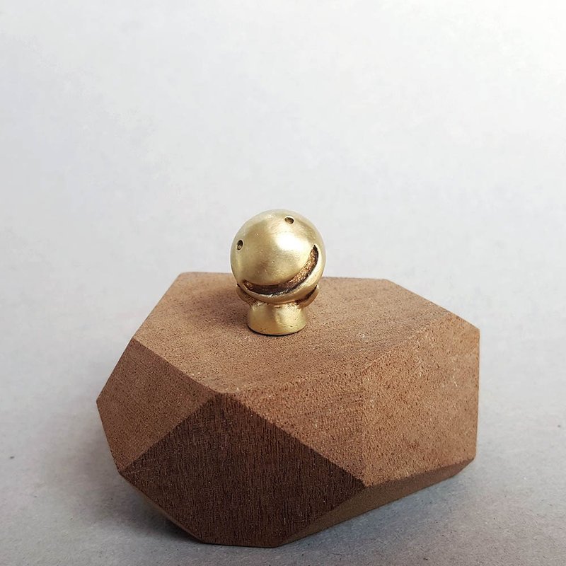 小人系列 - 微笑娃娃 黄铜手作小偶 疗愈摆饰 - 玩偶/公仔 - 其他金属 金色