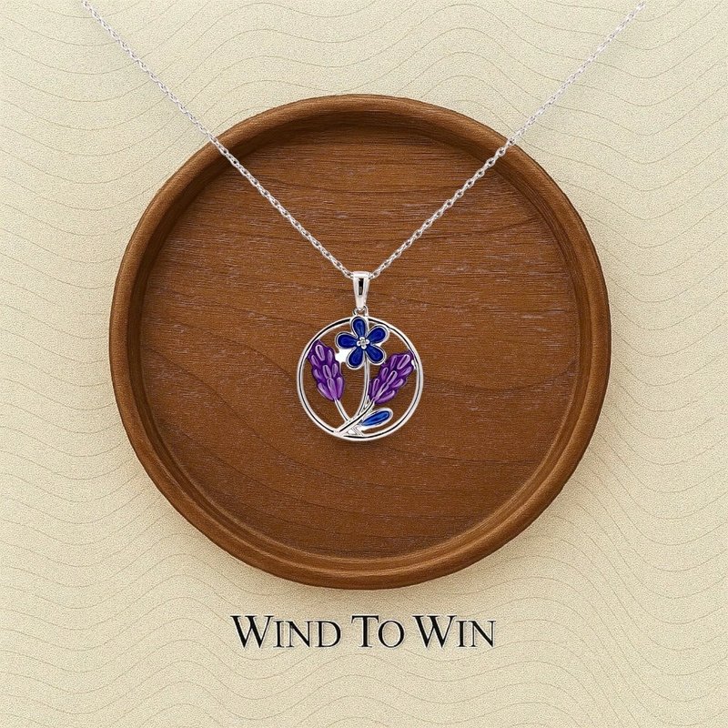 【薰光守心】Wind To Win 风转丰 | 活力之树 - 祝福风水能量项链 - 项链 - 铜/黄铜 银色