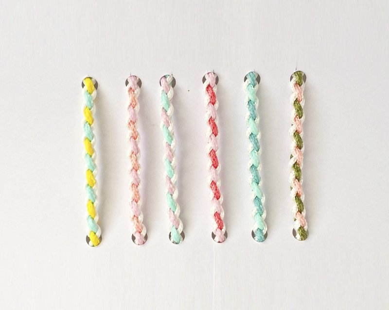 (下单前请先询问)情人礼物  编织手环 牵牵手系列6 - 手链/手环 - 防水材质 多色