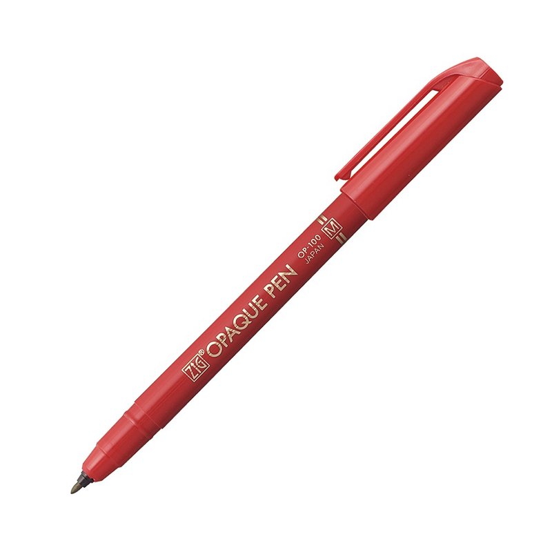 【Kuretake 日本吴竹】ZIG 菲林笔 M 1.2 - 其他书写用品 - 塑料 红色