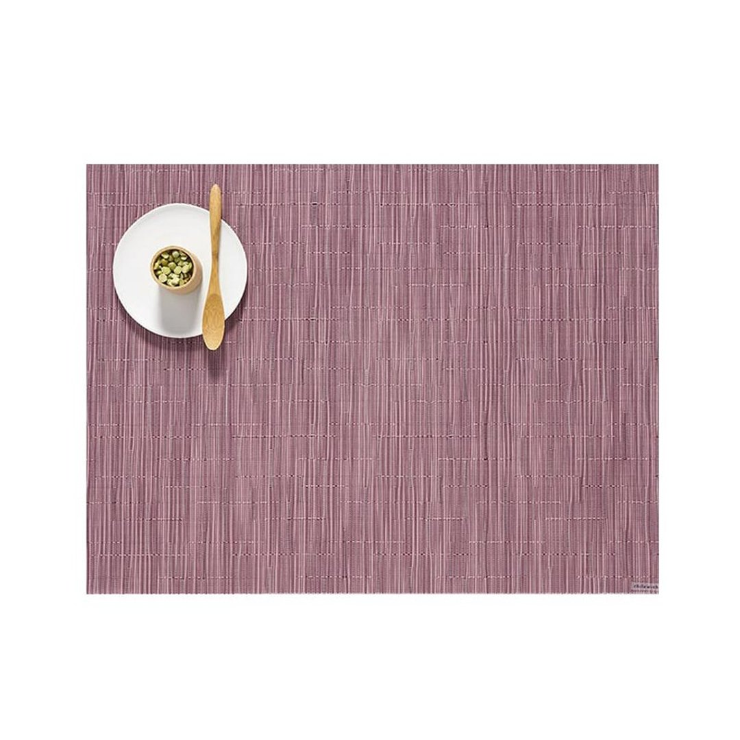 Bamboo 竹编系列餐垫 36 × 48 cm - Rhubarb 甜菜紫 - 餐垫/桌巾 - 塑料 紫色