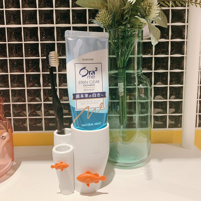 QUALY 小丑鱼-牙刷架 - 卫浴用品 - 环保材料 白色