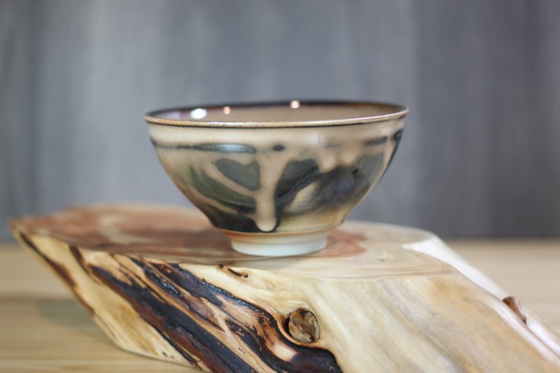 【沐春生活】120ml 天目釉 柴烧茶杯 莺歌名家叶敏祥手工作品 - 其他杯子 - 瓷 