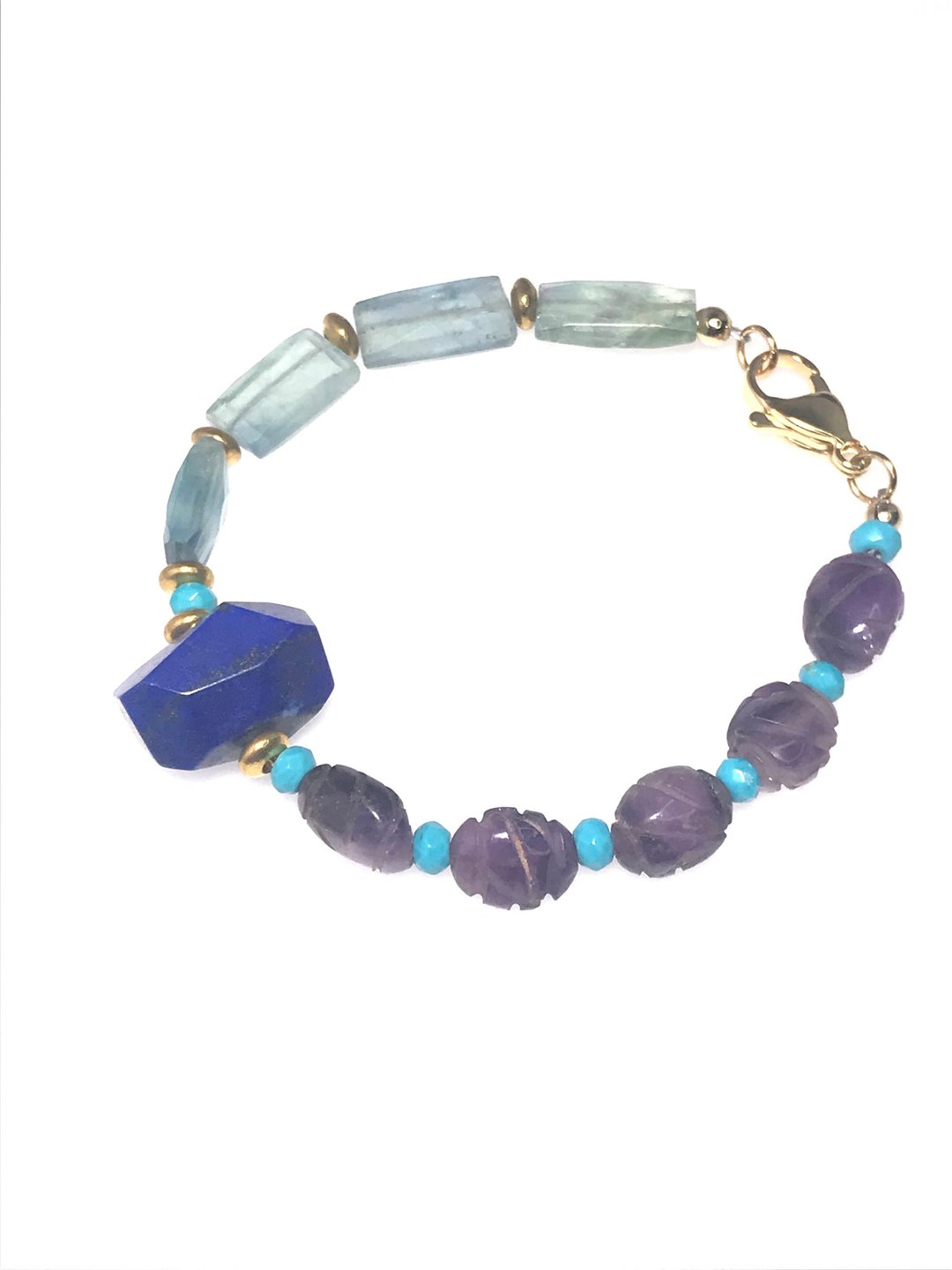 Trio bracelet - 手链/手环 - 宝石 多色