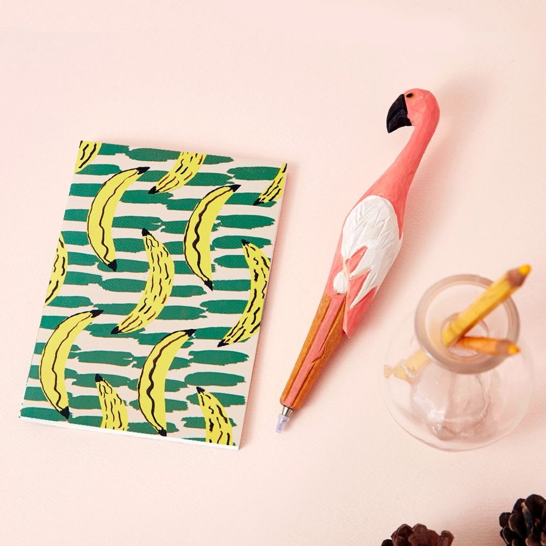 7321Design-BBH联名条纹笔记本S-banana,7321-87585 - 笔记本/手帐 - 纸 黄色