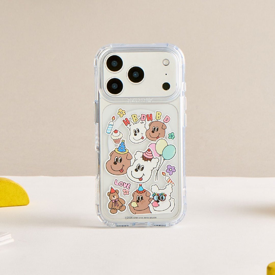 1107 HBD 乱花抗黄防摔 MagSafe iPhone 手机壳 - 手机壳/手机套 - 塑料 多色