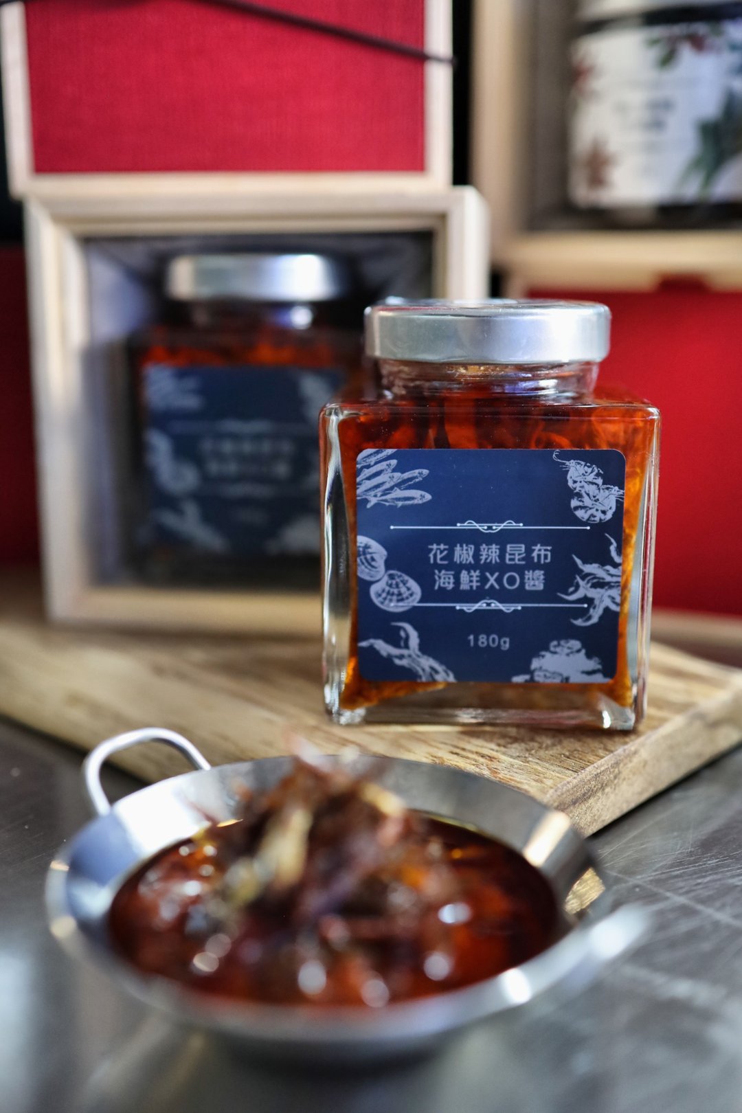 【黄+酱】花椒辣昆布海鲜XO酱 **香港制造 手工酱汁** - 酱料/调味料 - 新鲜食材 黑色