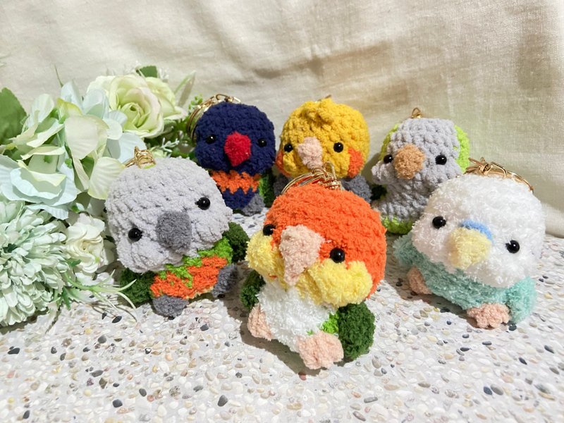 鹦鹉造型钥匙圈吊饰钥匙包大头零钱包 - 钥匙链/钥匙包 - 聚酯纤维 