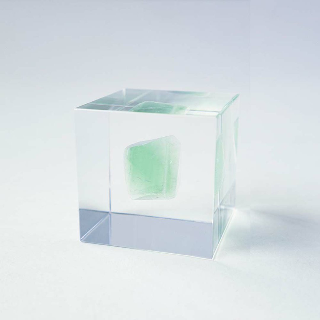 Sola cube Mineral矿石立方块 萤石_掌心内的光 - 摆饰 - 其他材质 透明