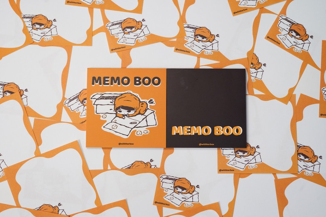 Murmurboo - Memo Pad | 便条纸 - 便条纸/标签贴 - 纸 橘色