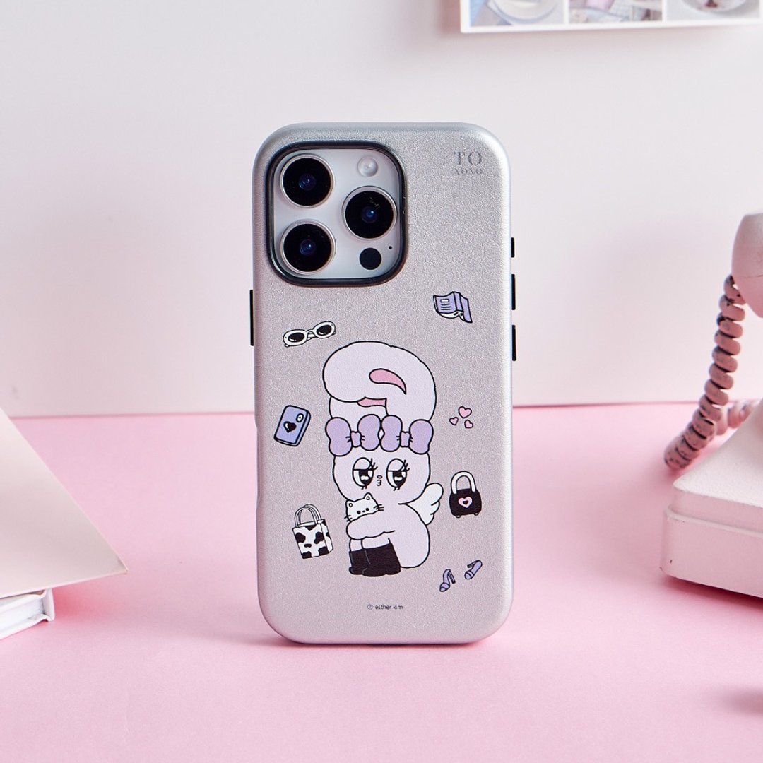 艾丝乐小兔芭蕾宝贝全包皮革MagSafe iPhone手机壳 - 手机壳/手机套 - 塑料 多色