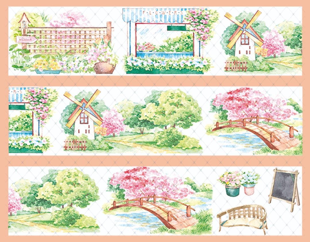 夏廊庭 PET 纸胶带 - 纸胶带 - 其他材质 多色