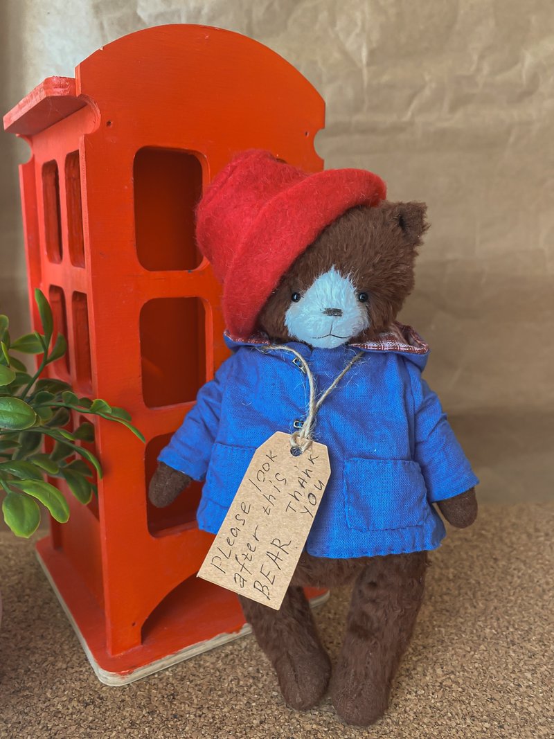 泰迪熊、玩具 OOAK、毛绒动物 - 玩偶/公仔 - 其他材质 咖啡色