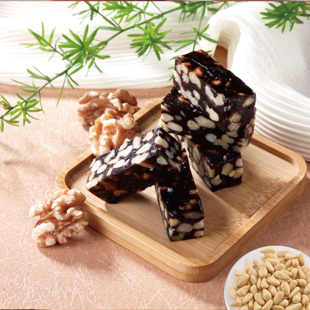 包邮【疯坚果ing】低糖高纤松子核桃糕(450g/盒)x2盒-附提袋 - 零食/点心 - 新鲜食材 咖啡色