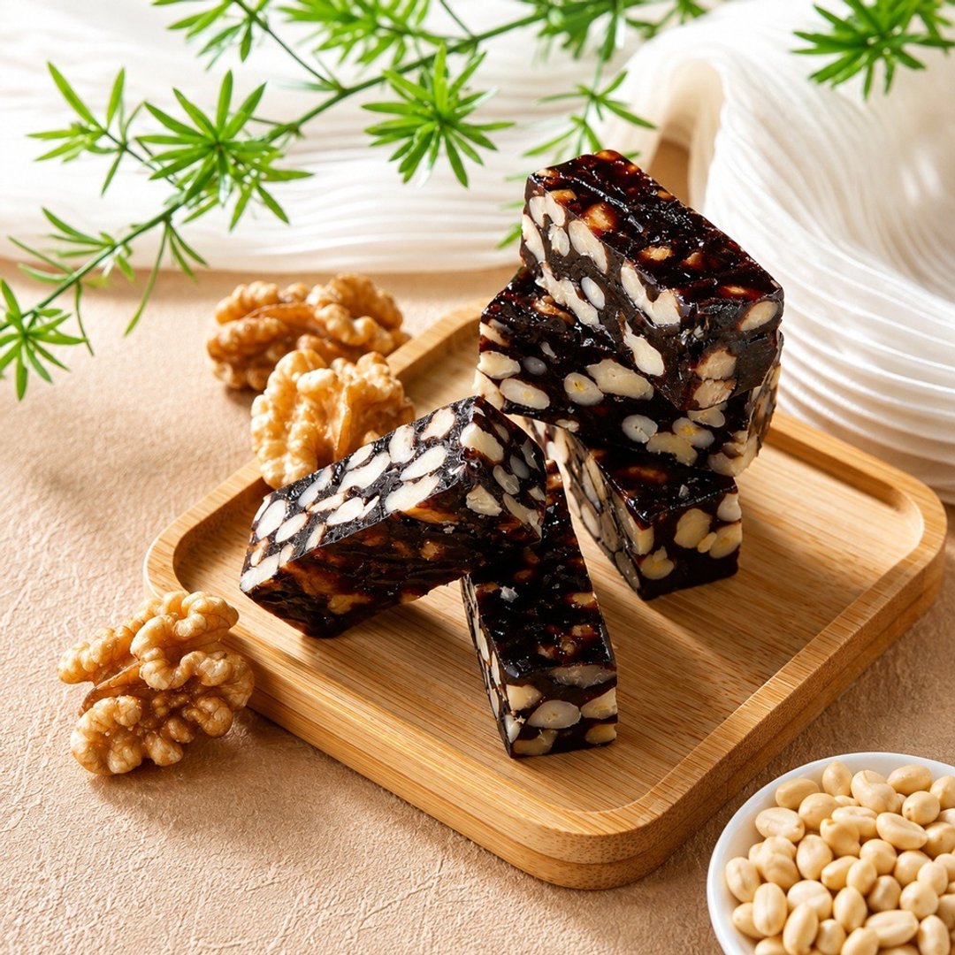 包邮【疯坚果 ing】低糖高纤松子核桃糕 (450g/盒)x2 盒 中秋送礼 - 零食/点心 - 新鲜食材 咖啡色