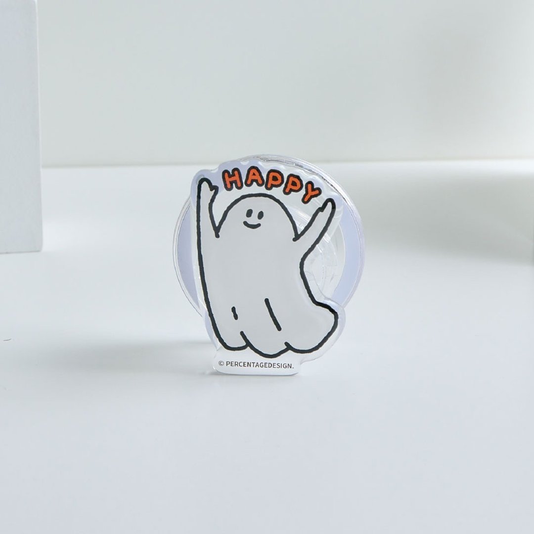Percentage HAPPY MagSafe气囊支架 - 手机座/防尘塞 - 压克力 多色
