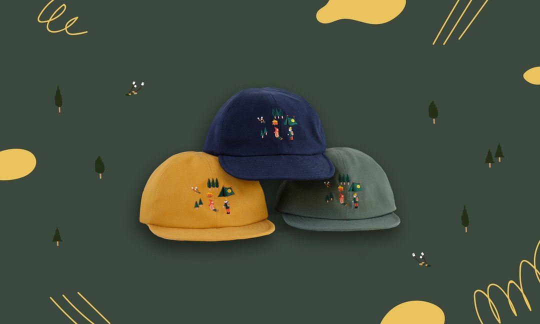 Eco-Friendly Joe 刺绣环保棒球帽 - 帽子 - 棉 蓝色