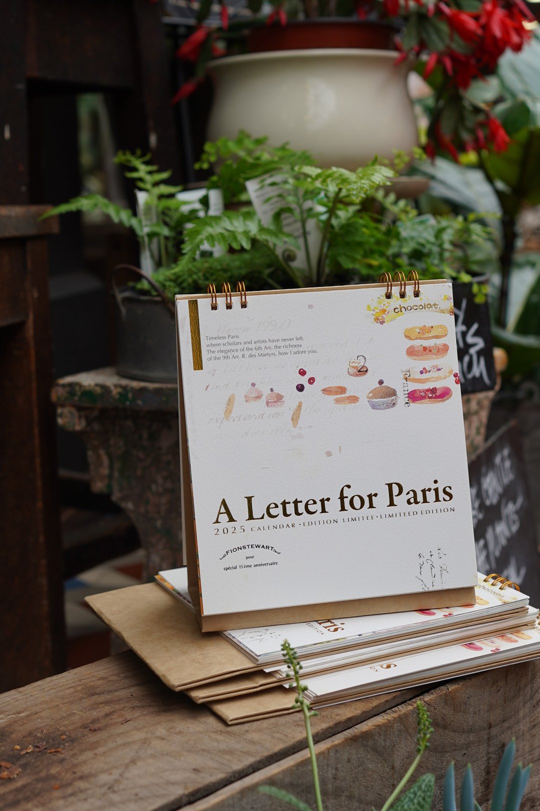 Fion 2025 年历- 给巴黎的信 A Letter for Paris - 年历/台历 - 纸 
