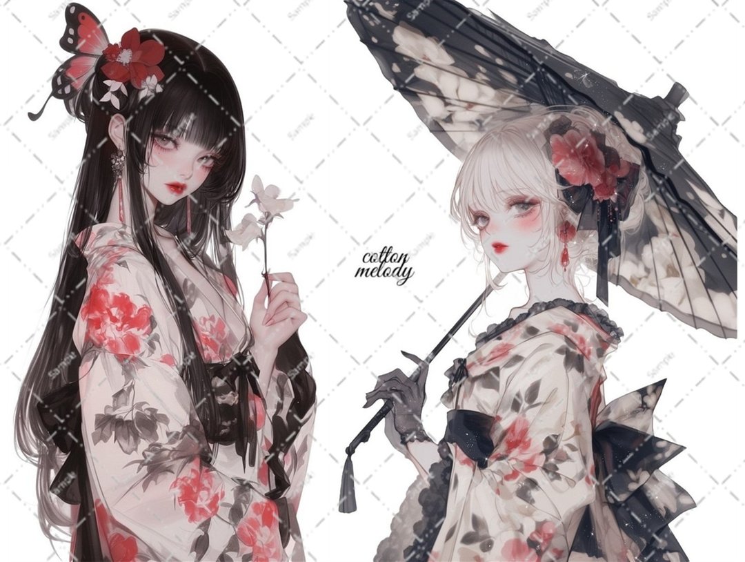 原创贴纸 no.6567 人物贴纸 原创贴纸 人物贴纸 女孩贴纸 原创人物贴纸 - 贴纸 - 纸 