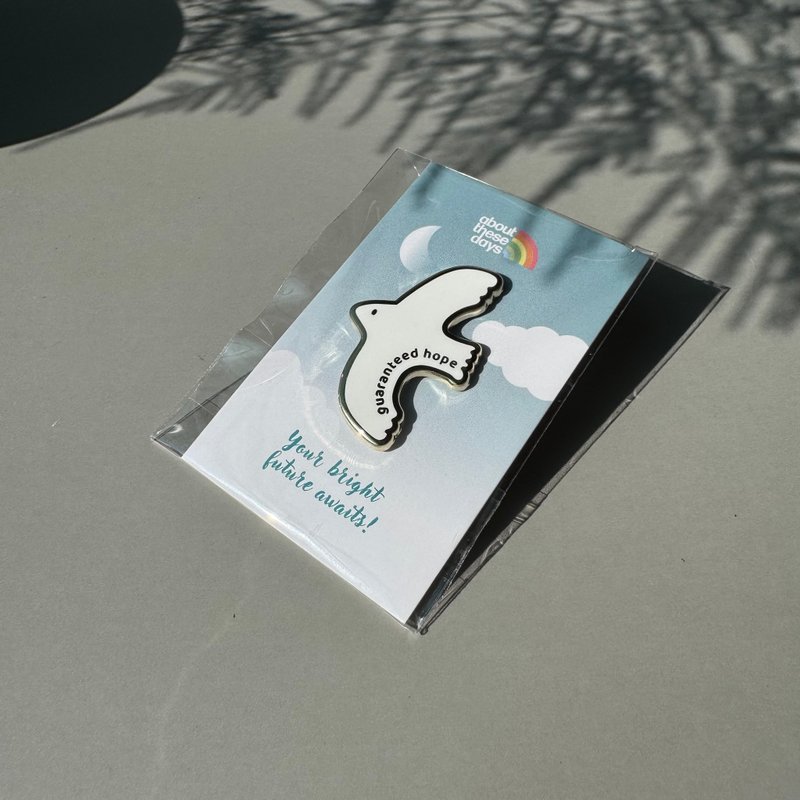 【金属别针】美好计划 - 徽章/别针 - 其他金属 白色