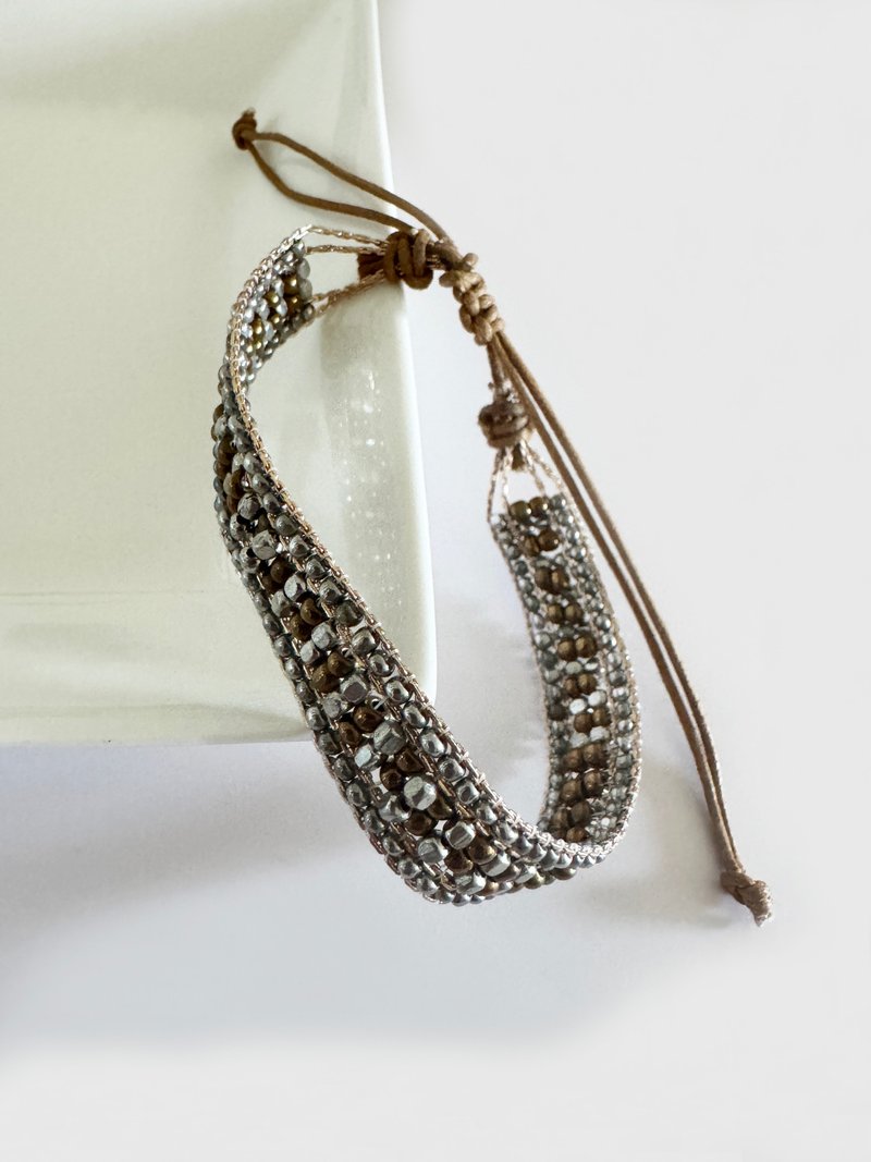 印度珠子手链 - 手链/手环 - 其他材质 咖啡色