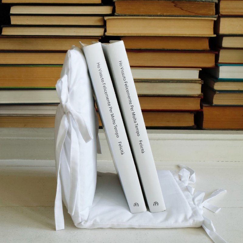 布艺书立 米白 (爱书之人限定版) - 书架/书挡 - 棉．麻 白色