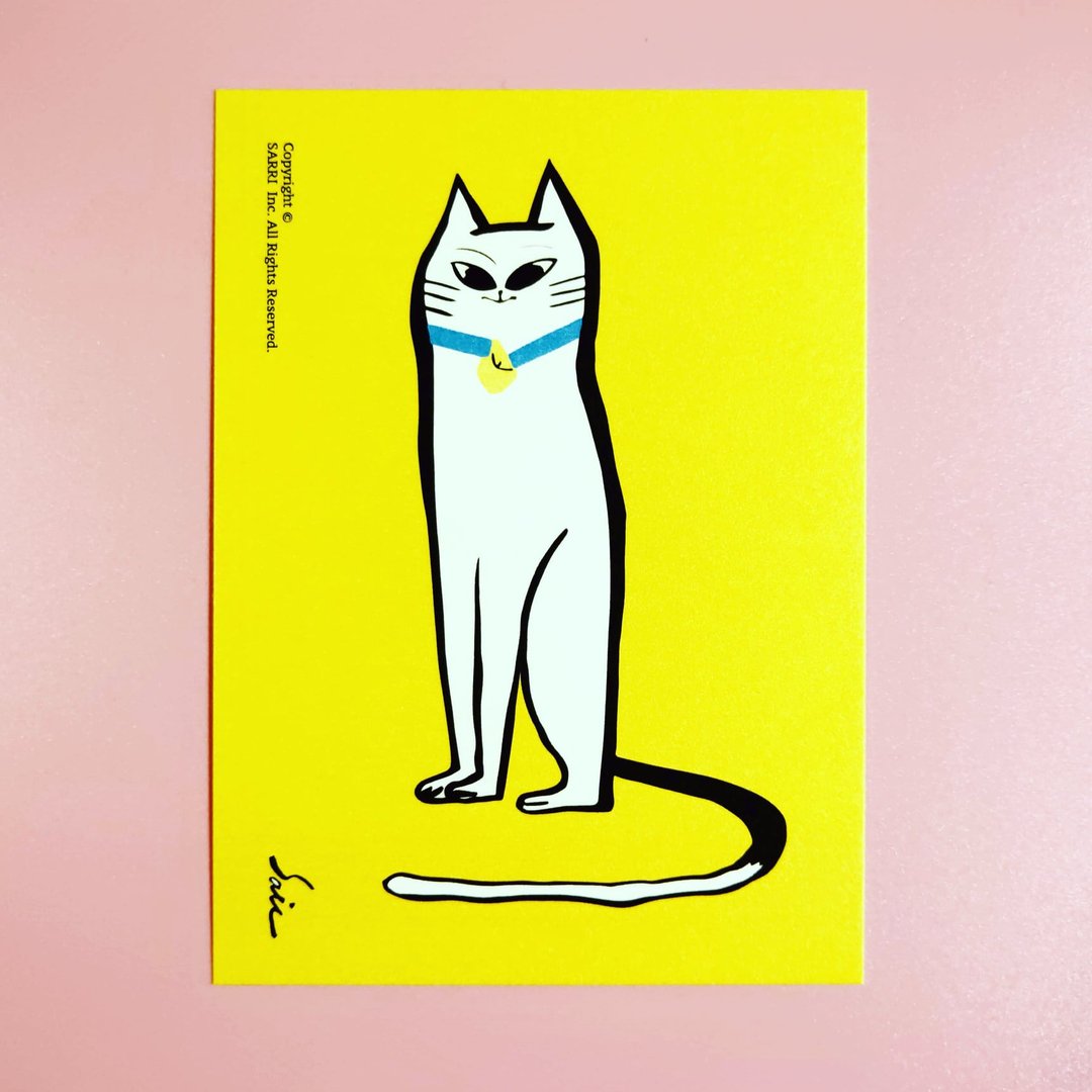 防水贴纸 机车贴纸 行李箱贴纸 招财猫 猫 安全帽贴纸 悠游卡 - 贴纸 - 纸 黄色