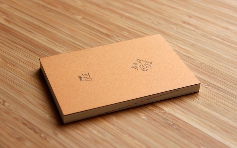 【新品】Take a Note 2017 MINI时效性日志（A6） - 笔记本/手帐 - 纸 橘色