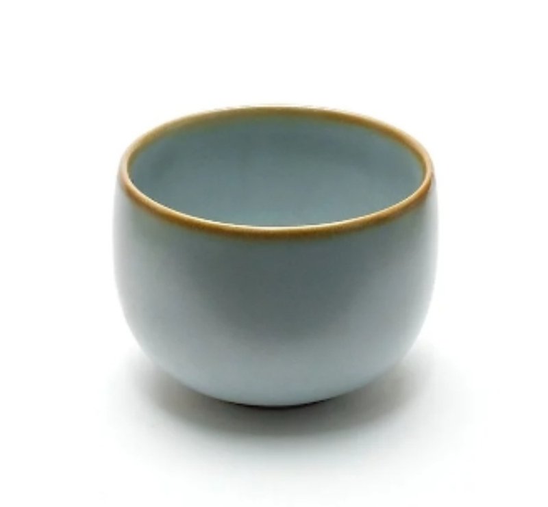 陶作坊│怀汝双层杯_粉青 - 茶具/茶杯 - 其他材质 绿色