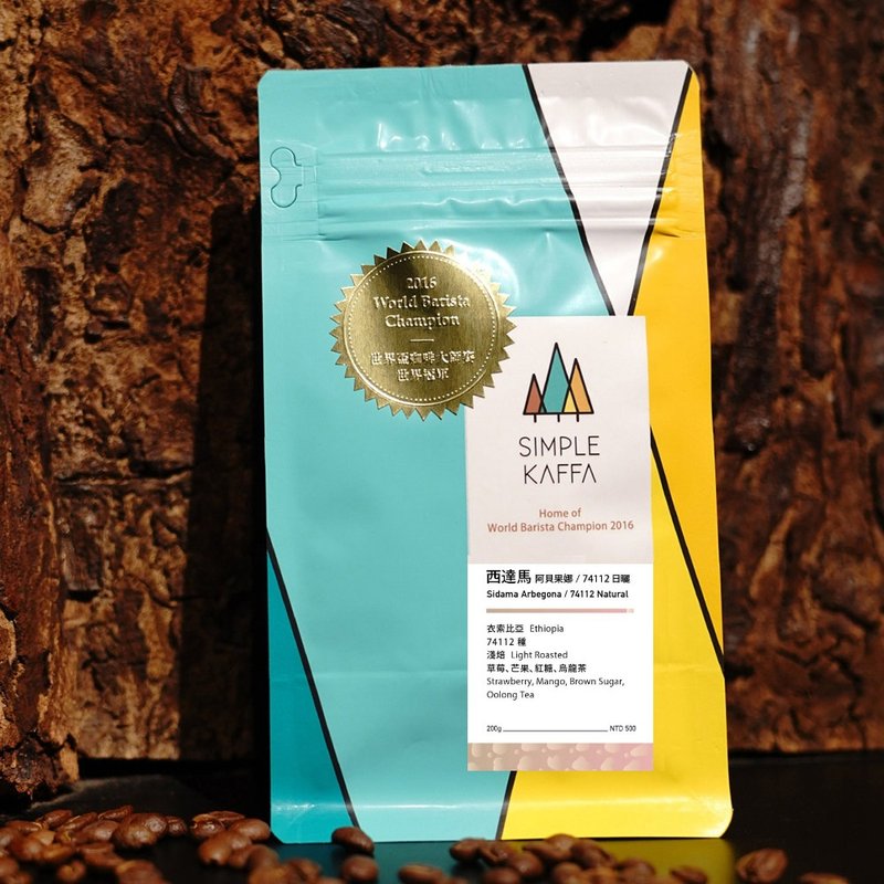 Simple Kaffa 兴波咖啡 | 西达马日晒咖啡豆 浅焙 200g - 咖啡 - 其他材质 